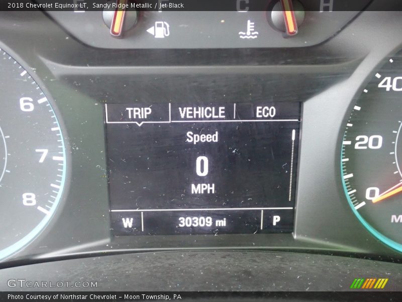 Sandy Ridge Metallic / Jet Black 2018 Chevrolet Equinox LT