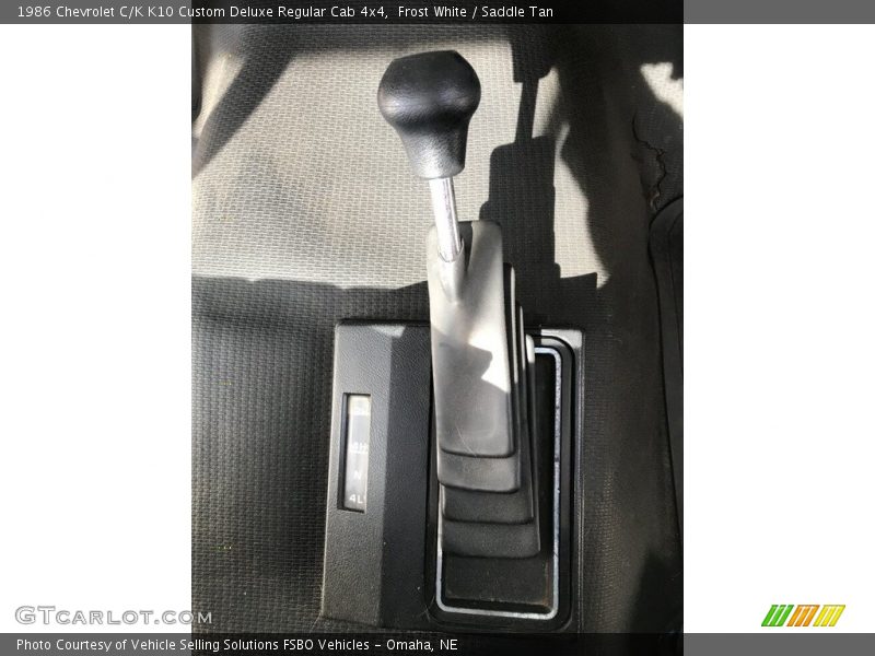 Controls of 1986 C/K K10 Custom Deluxe Regular Cab 4x4