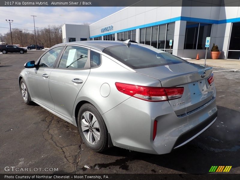 Aluminum Silver / Black 2017 Kia Optima Hybrid