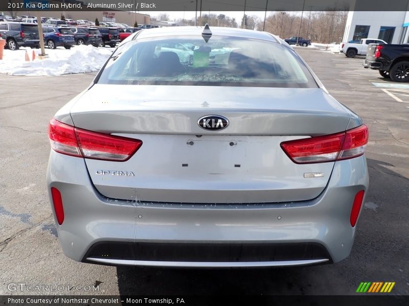 Aluminum Silver / Black 2017 Kia Optima Hybrid
