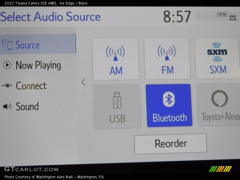 Ice Edge / Black 2022 Toyota Camry XSE AWD