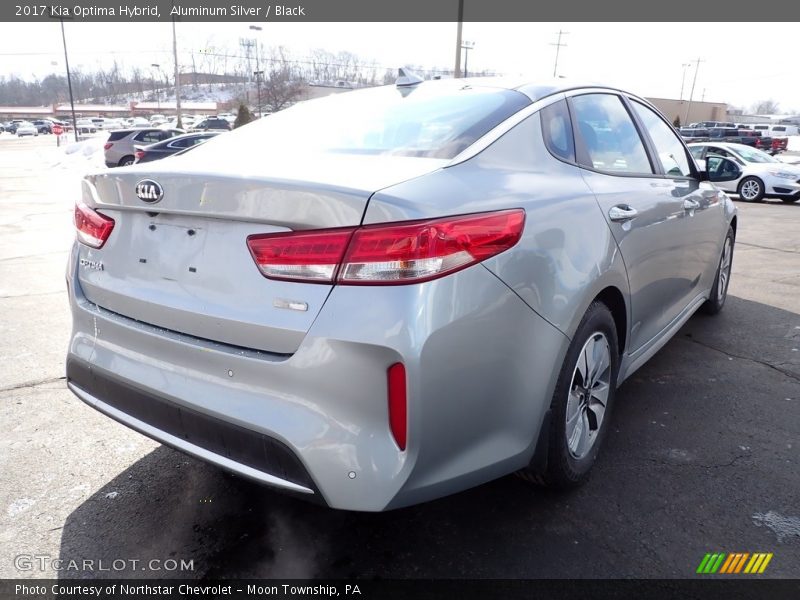 Aluminum Silver / Black 2017 Kia Optima Hybrid