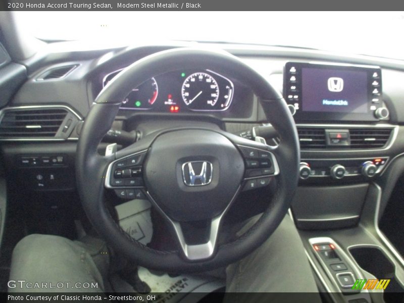 Modern Steel Metallic / Black 2020 Honda Accord Touring Sedan