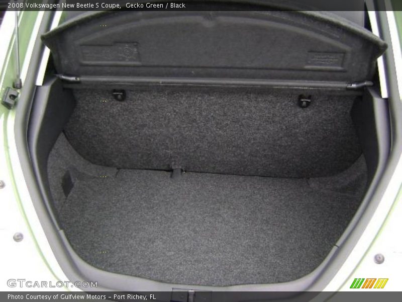 Gecko Green / Black 2008 Volkswagen New Beetle S Coupe