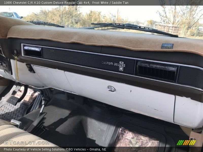Dashboard of 1986 C/K K10 Custom Deluxe Regular Cab 4x4