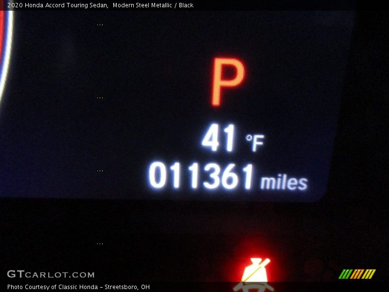 Modern Steel Metallic / Black 2020 Honda Accord Touring Sedan