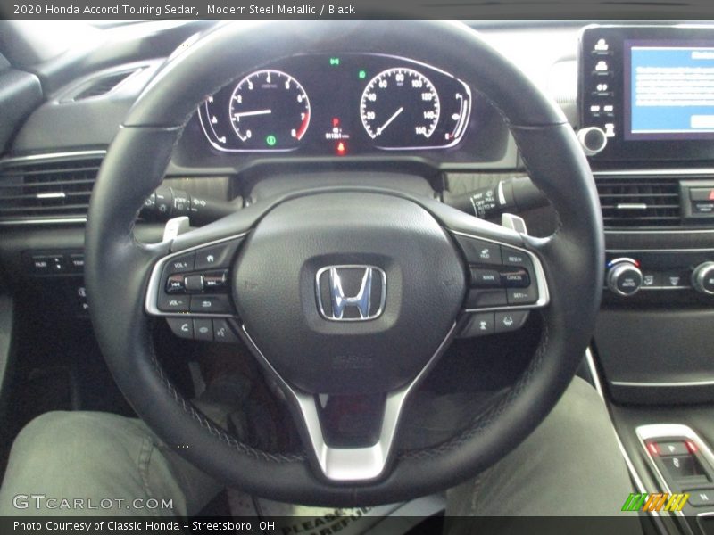 Modern Steel Metallic / Black 2020 Honda Accord Touring Sedan