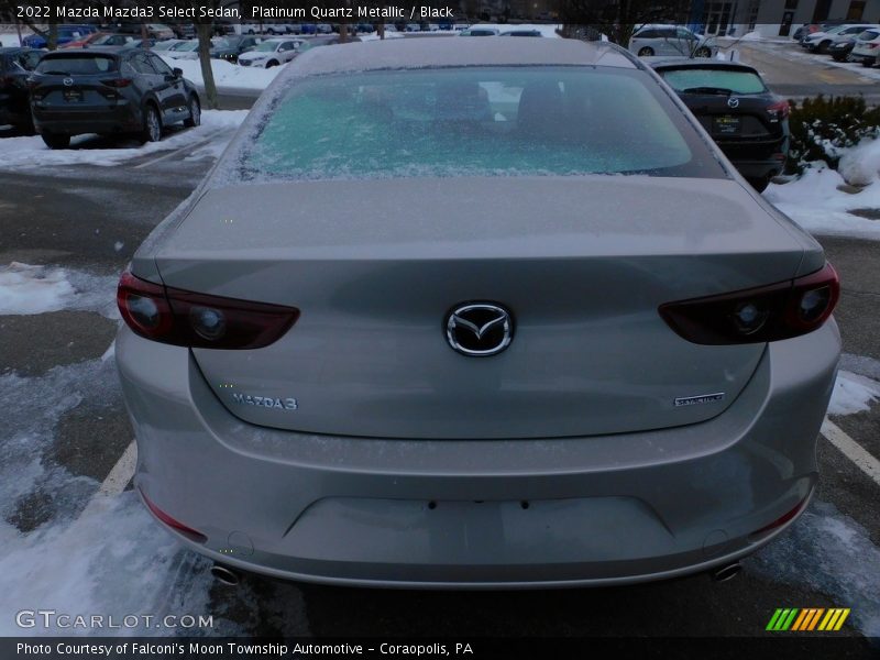 Platinum Quartz Metallic / Black 2022 Mazda Mazda3 Select Sedan