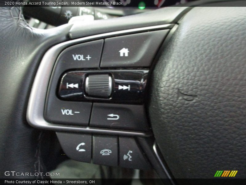 Modern Steel Metallic / Black 2020 Honda Accord Touring Sedan
