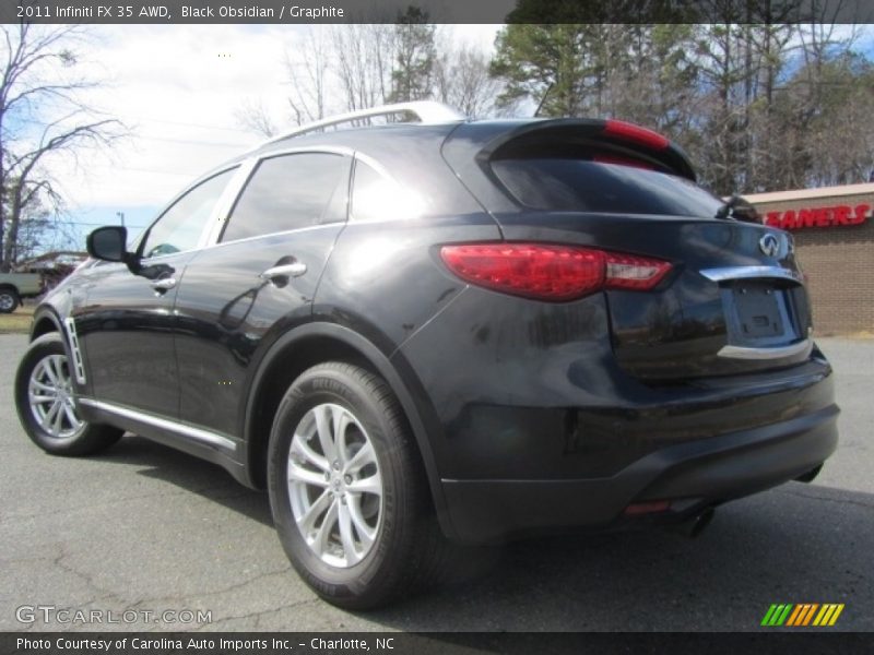 Black Obsidian / Graphite 2011 Infiniti FX 35 AWD