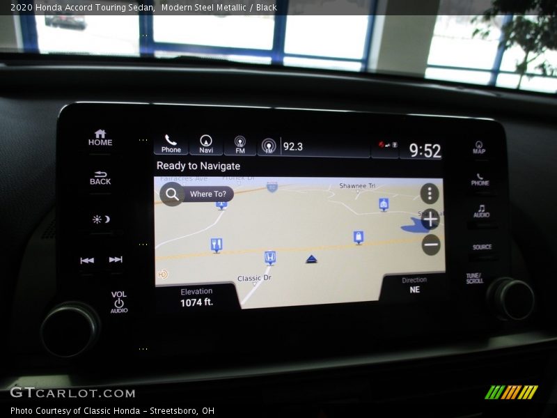 Modern Steel Metallic / Black 2020 Honda Accord Touring Sedan