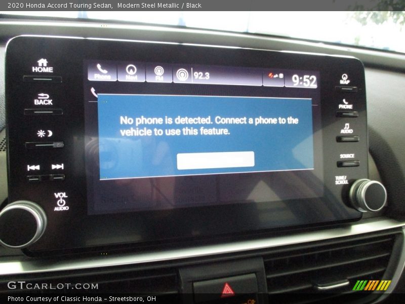 Modern Steel Metallic / Black 2020 Honda Accord Touring Sedan