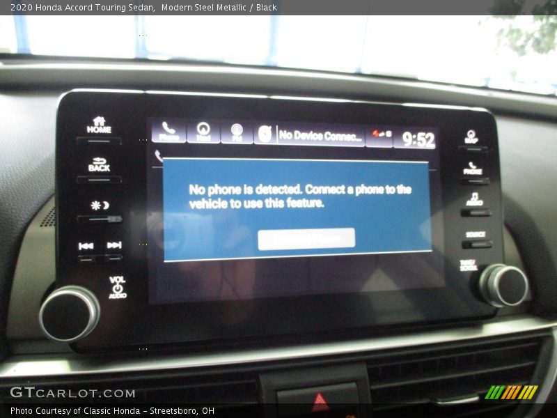 Modern Steel Metallic / Black 2020 Honda Accord Touring Sedan