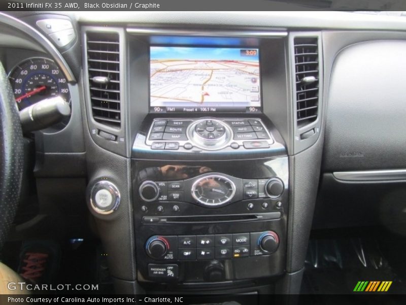 Black Obsidian / Graphite 2011 Infiniti FX 35 AWD