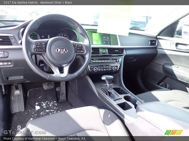  2017 Optima Hybrid Black Interior