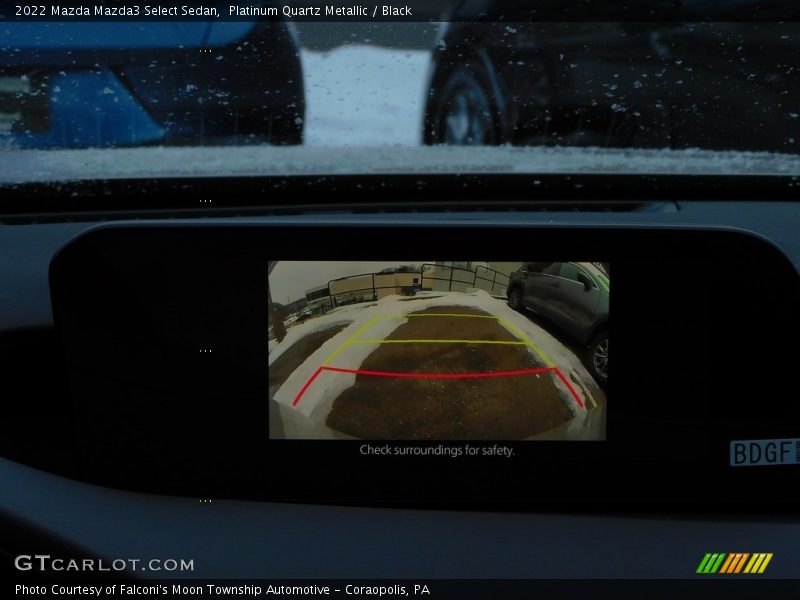 Platinum Quartz Metallic / Black 2022 Mazda Mazda3 Select Sedan