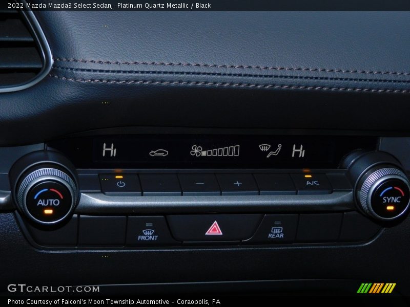 Platinum Quartz Metallic / Black 2022 Mazda Mazda3 Select Sedan