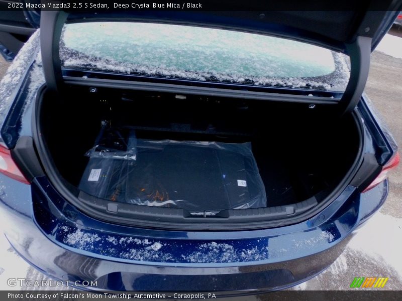 Deep Crystal Blue Mica / Black 2022 Mazda Mazda3 2.5 S Sedan