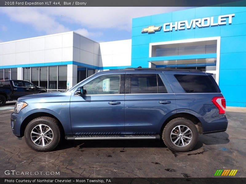 Blue / Ebony 2018 Ford Expedition XLT 4x4