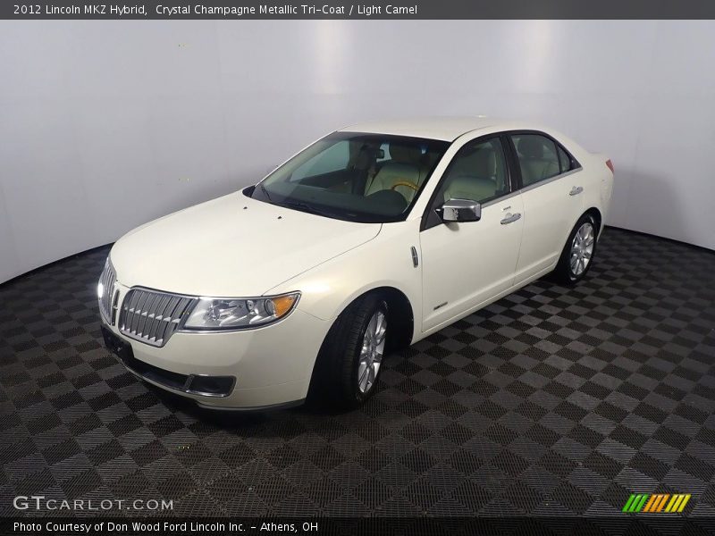 Crystal Champagne Metallic Tri-Coat / Light Camel 2012 Lincoln MKZ Hybrid