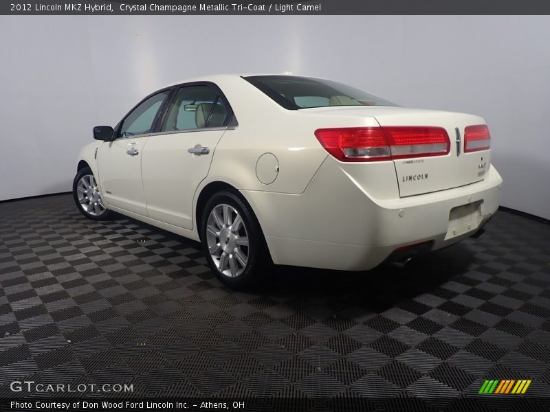 Crystal Champagne Metallic Tri-Coat / Light Camel 2012 Lincoln MKZ Hybrid