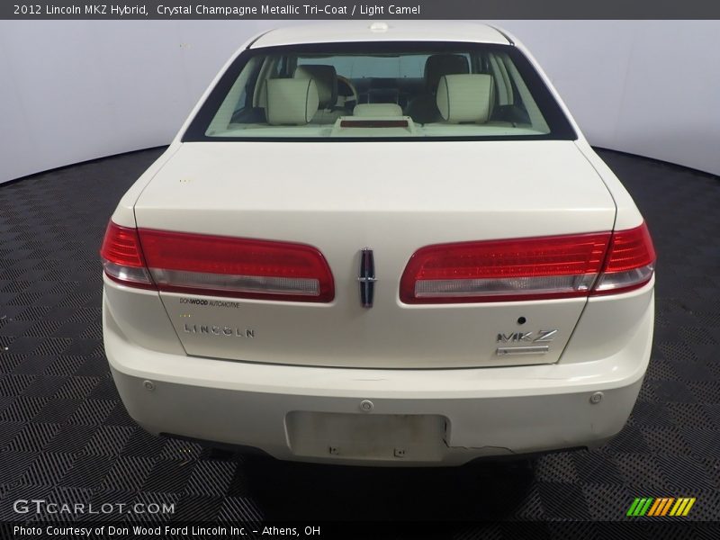 Crystal Champagne Metallic Tri-Coat / Light Camel 2012 Lincoln MKZ Hybrid