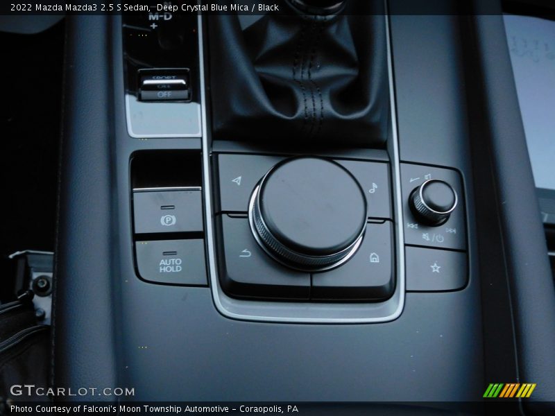 Deep Crystal Blue Mica / Black 2022 Mazda Mazda3 2.5 S Sedan