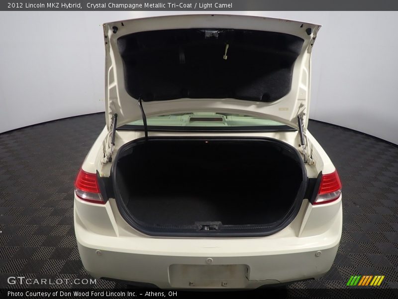 Crystal Champagne Metallic Tri-Coat / Light Camel 2012 Lincoln MKZ Hybrid