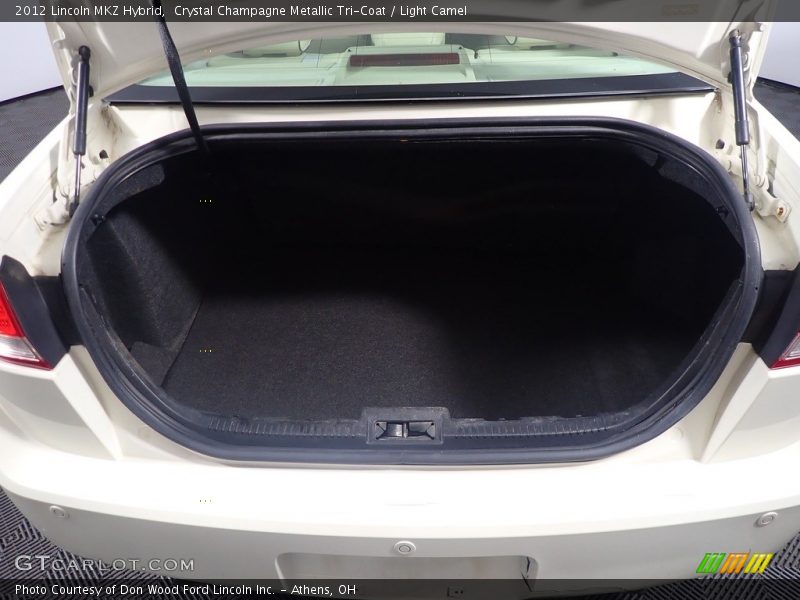 Crystal Champagne Metallic Tri-Coat / Light Camel 2012 Lincoln MKZ Hybrid