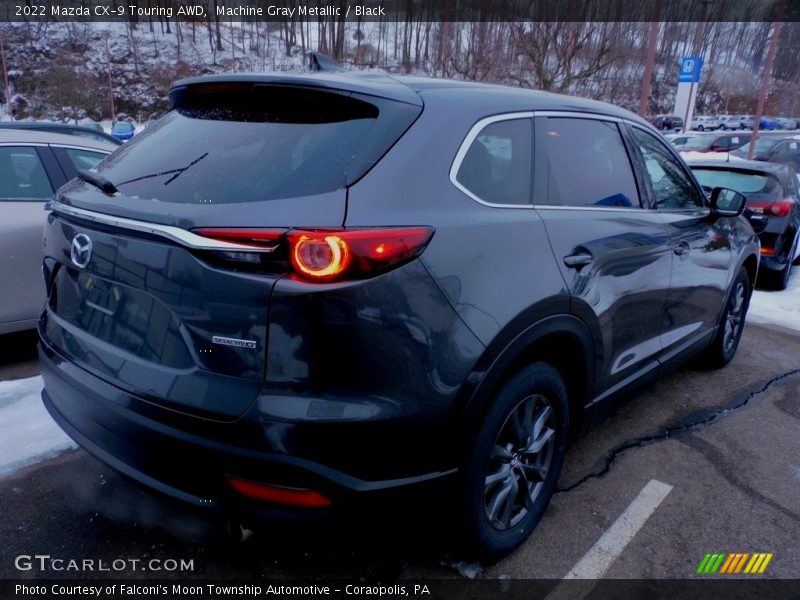 Machine Gray Metallic / Black 2022 Mazda CX-9 Touring AWD