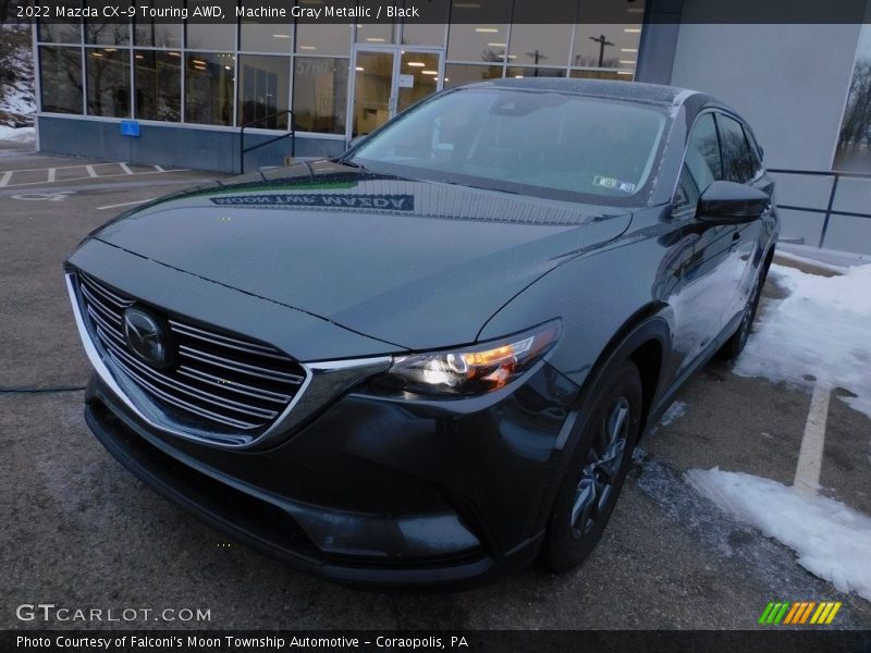 Machine Gray Metallic / Black 2022 Mazda CX-9 Touring AWD