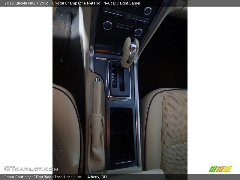 Crystal Champagne Metallic Tri-Coat / Light Camel 2012 Lincoln MKZ Hybrid