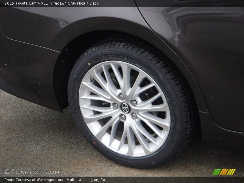 Predawn Gray Mica / Black 2019 Toyota Camry XLE