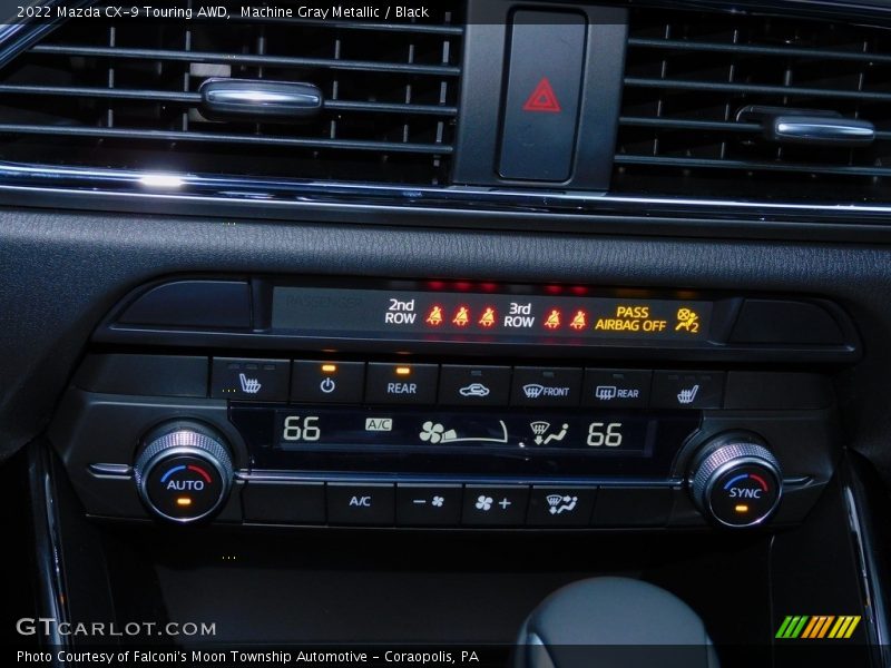 Machine Gray Metallic / Black 2022 Mazda CX-9 Touring AWD