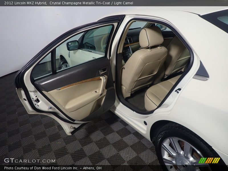 Crystal Champagne Metallic Tri-Coat / Light Camel 2012 Lincoln MKZ Hybrid