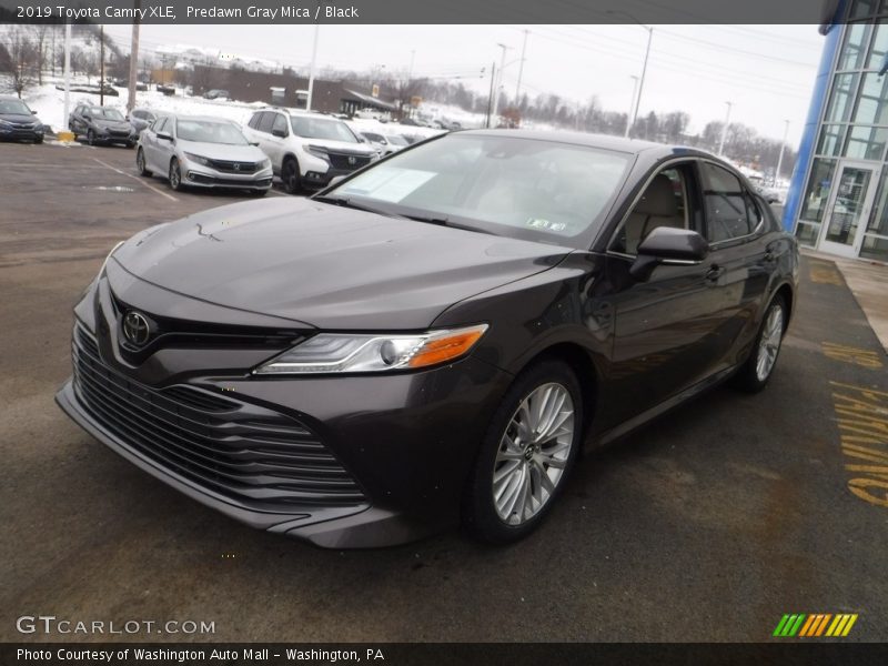 Predawn Gray Mica / Black 2019 Toyota Camry XLE