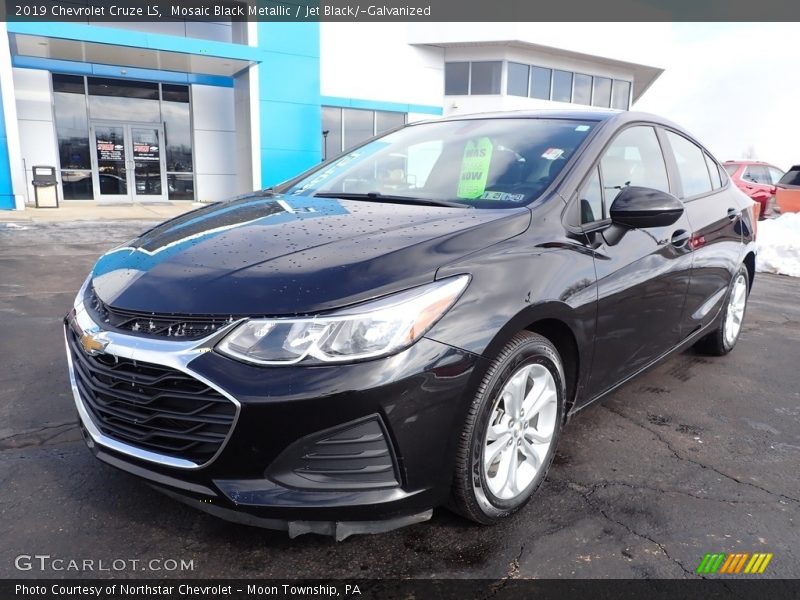 Mosaic Black Metallic / Jet Black/­Galvanized 2019 Chevrolet Cruze LS