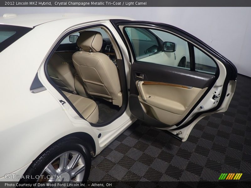 Crystal Champagne Metallic Tri-Coat / Light Camel 2012 Lincoln MKZ Hybrid