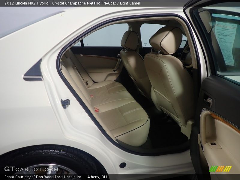 Crystal Champagne Metallic Tri-Coat / Light Camel 2012 Lincoln MKZ Hybrid