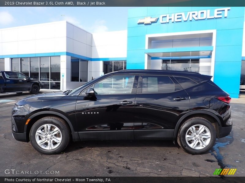 Black / Jet Black 2019 Chevrolet Blazer 3.6L Cloth AWD