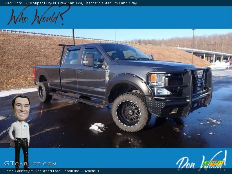 Magnetic / Medium Earth Gray 2020 Ford F350 Super Duty XL Crew Cab 4x4