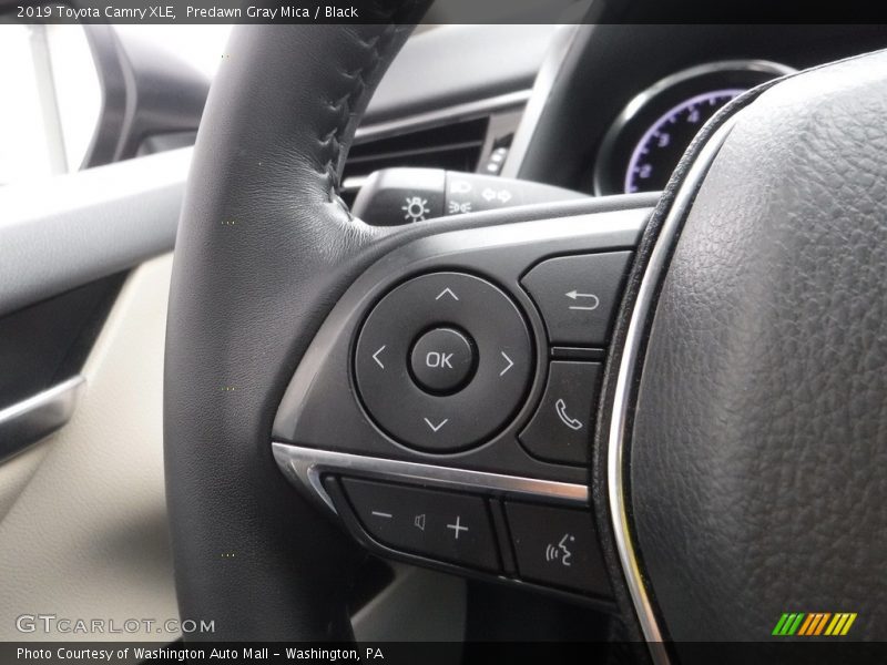 Predawn Gray Mica / Black 2019 Toyota Camry XLE