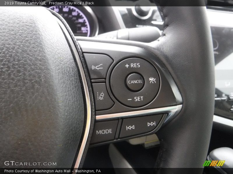 Predawn Gray Mica / Black 2019 Toyota Camry XLE