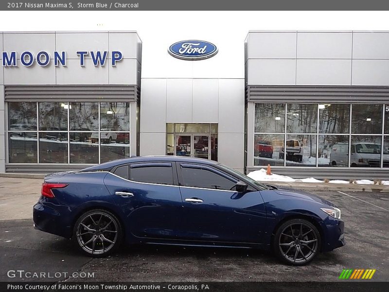 Storm Blue / Charcoal 2017 Nissan Maxima S