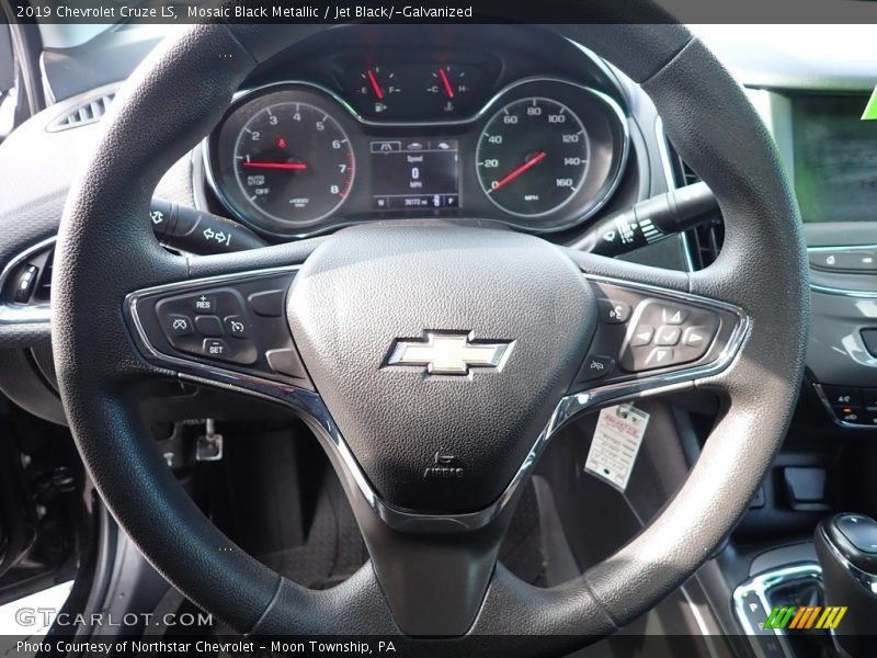 Mosaic Black Metallic / Jet Black/­Galvanized 2019 Chevrolet Cruze LS