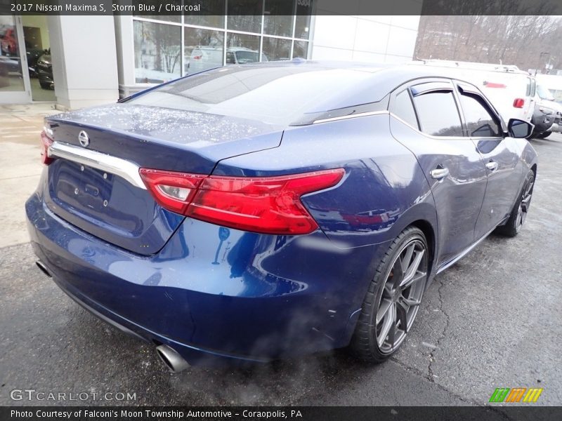 Storm Blue / Charcoal 2017 Nissan Maxima S