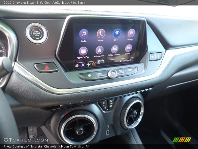 Black / Jet Black 2019 Chevrolet Blazer 3.6L Cloth AWD