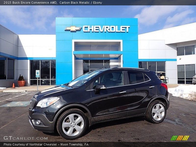 Carbon Black Metallic / Ebony 2015 Buick Encore Convenience AWD