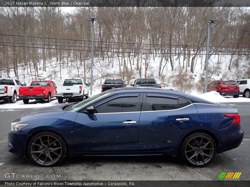 Storm Blue / Charcoal 2017 Nissan Maxima S