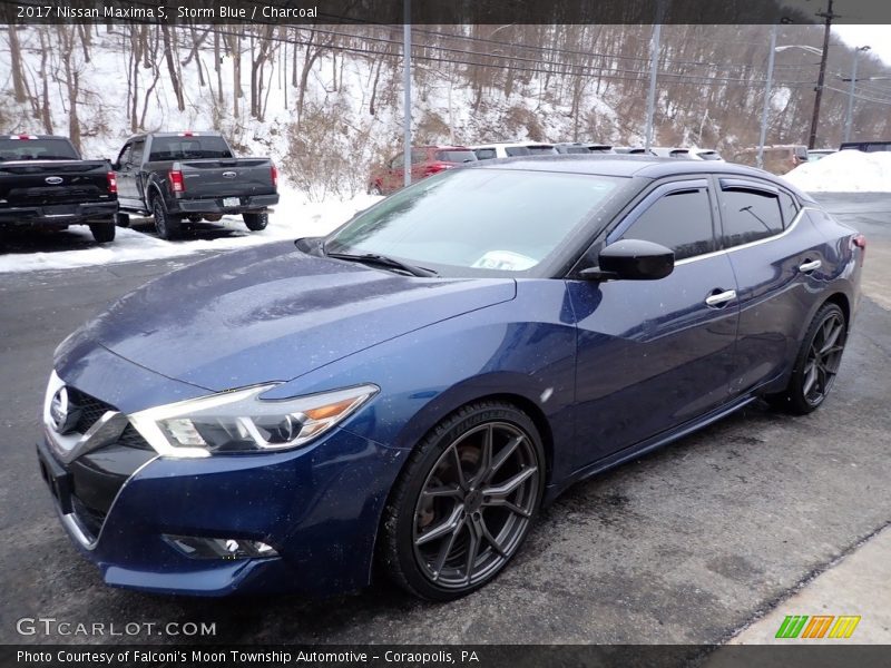 Storm Blue / Charcoal 2017 Nissan Maxima S